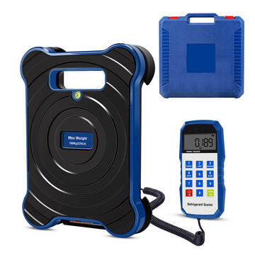 Aprvtio AHTS-200S Air Conditioning Service Tool Set with Digital Manifold with Horse, Temperature Clamps, Refrigerant Leak Detector, Recovery Machine, Dual Stage 4.8 CFM Vacuum Pump, Refrigerant Scale(Pre-order)